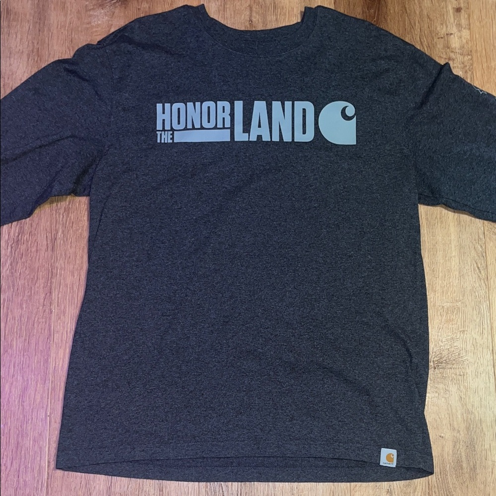 Carhartt Charcoal Gray Honor the Land Tee